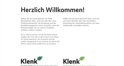 Desktop Screenshot of klenk-herbline.de